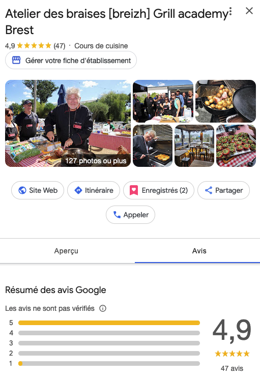 VOIR LES AVIS GOOGLE